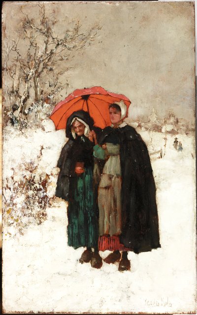 Weihnachtsmorgen, ca. 1900 von Henry John Yeend King